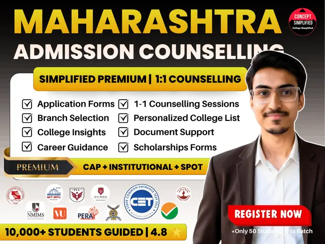 Simplified Premium 1:1 | Maharashtra Engineering Admission Counselling 2026